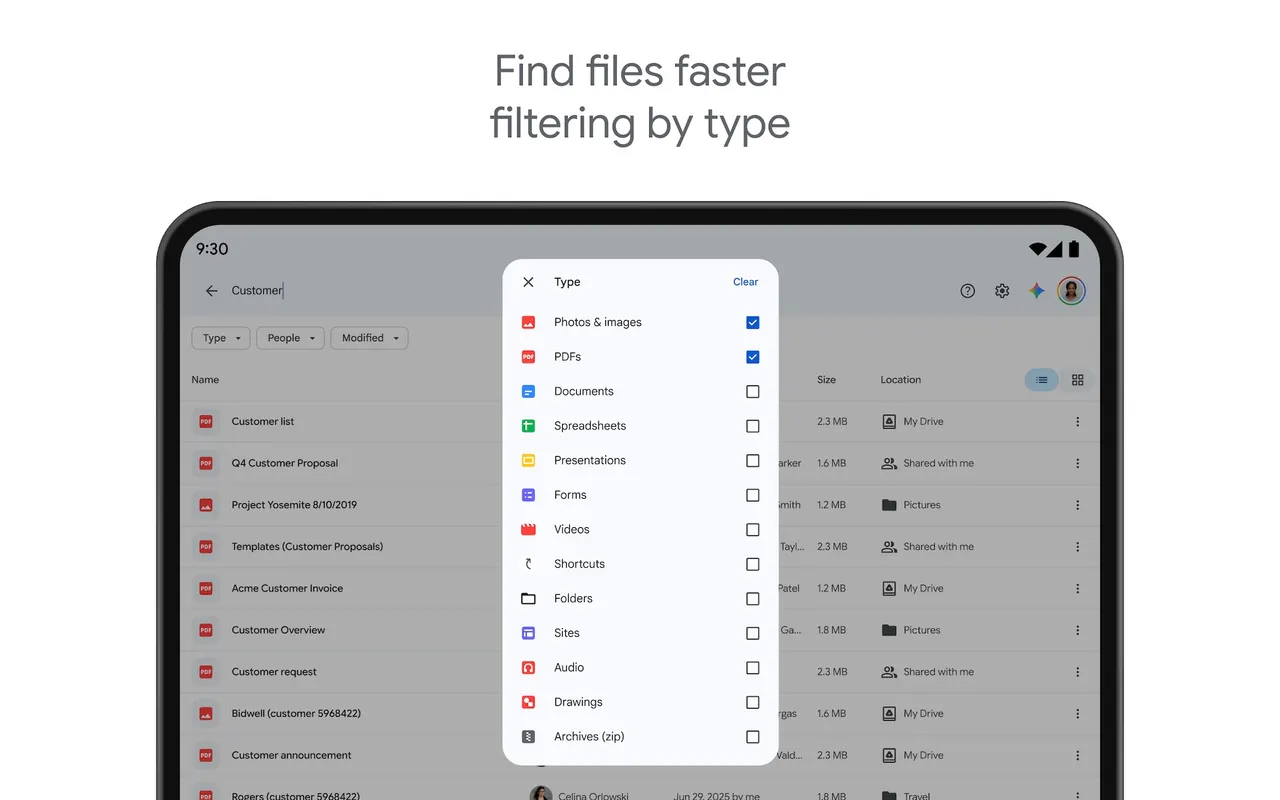 Google 云端硬盘 截图 7