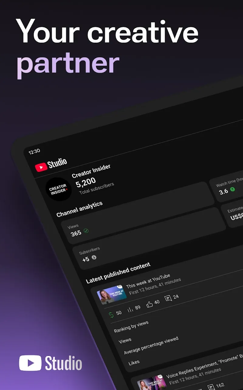 YouTube Studio 截图 8