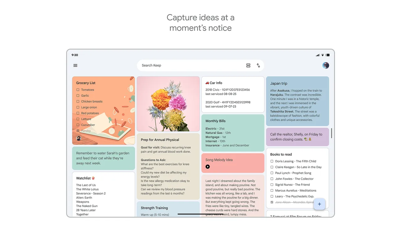 Google Keep 截图 5