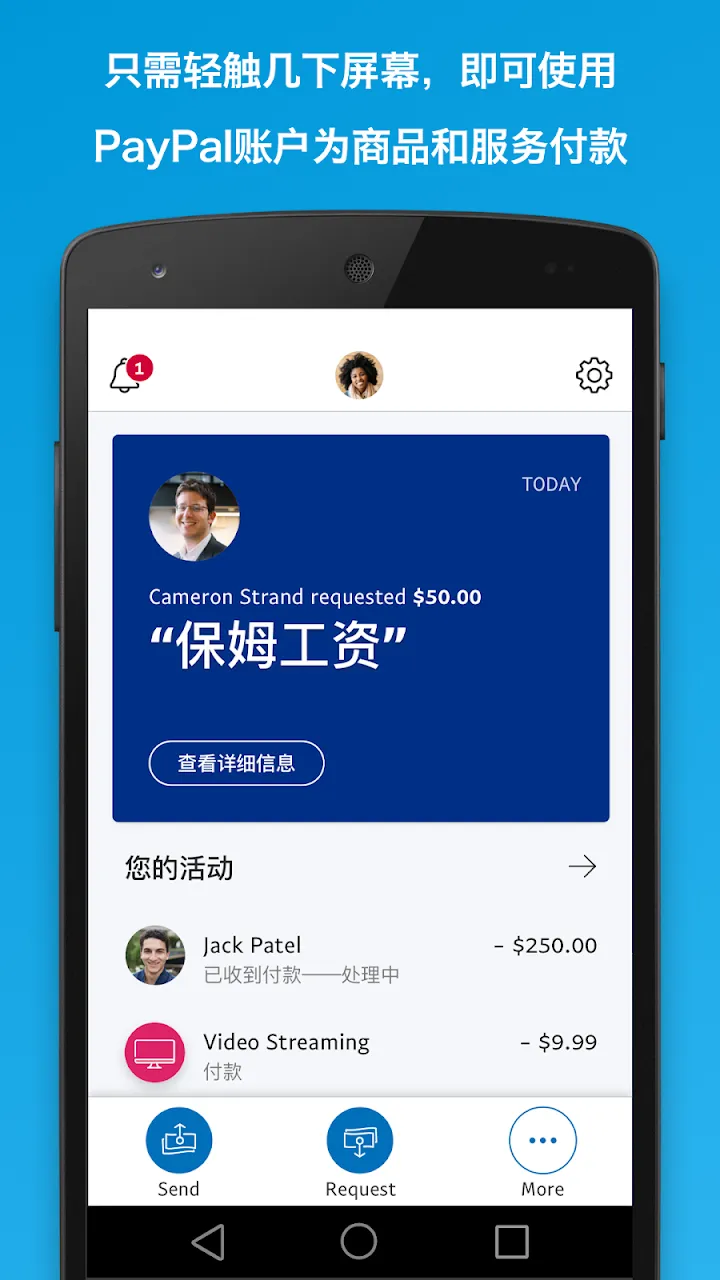 PayPal 截图 1