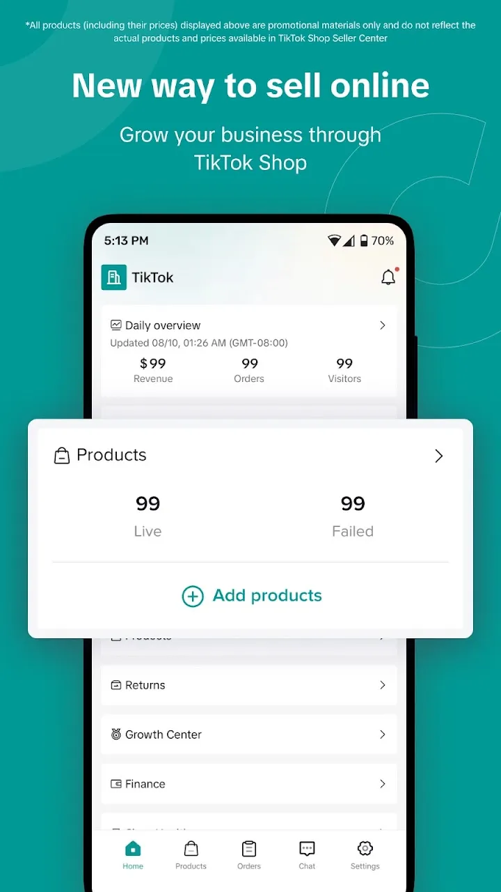 TikTok Shop Seller Center 截图 1